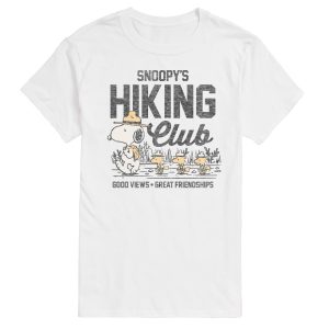Peanuts - Snoopys Hiking Club - Men's Short Sleeve Graphic T-Shirt