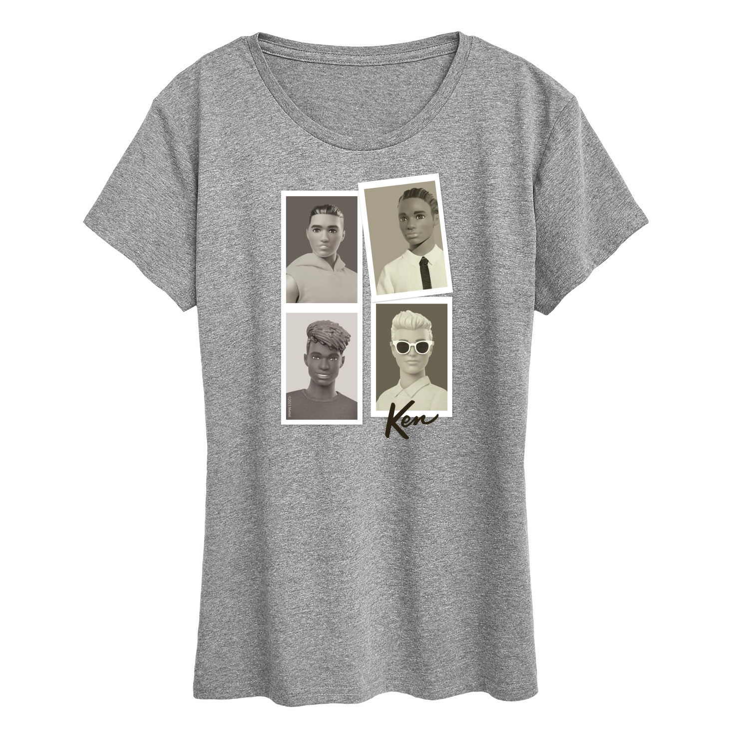 Barbie - Ken - Classic Photographs - Women's Short Sleeve Graphic T-Shirt - Image 2