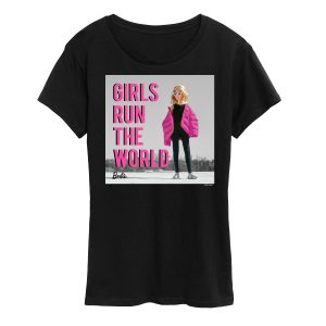 Barbie - Girls Run The World - Icon - Women's Short Sleeve Graphic T-Shirt