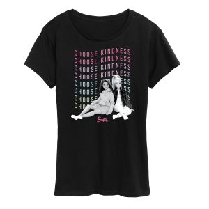 Barbie - Choose Kindness - Relaxed Barbie & Friend - Women's Short Sleeve Graphic T-Shirt