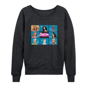 Barbie the Movie - Barbie. Ken. & Allan - Women's Lightweight French Terry Long Sleeve Shirt