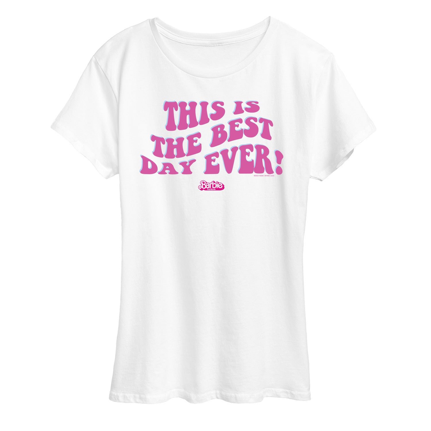 Barbie the Movie - Best Day Ever - Women's Short Sleeve Graphic T-Shirt - Image 4