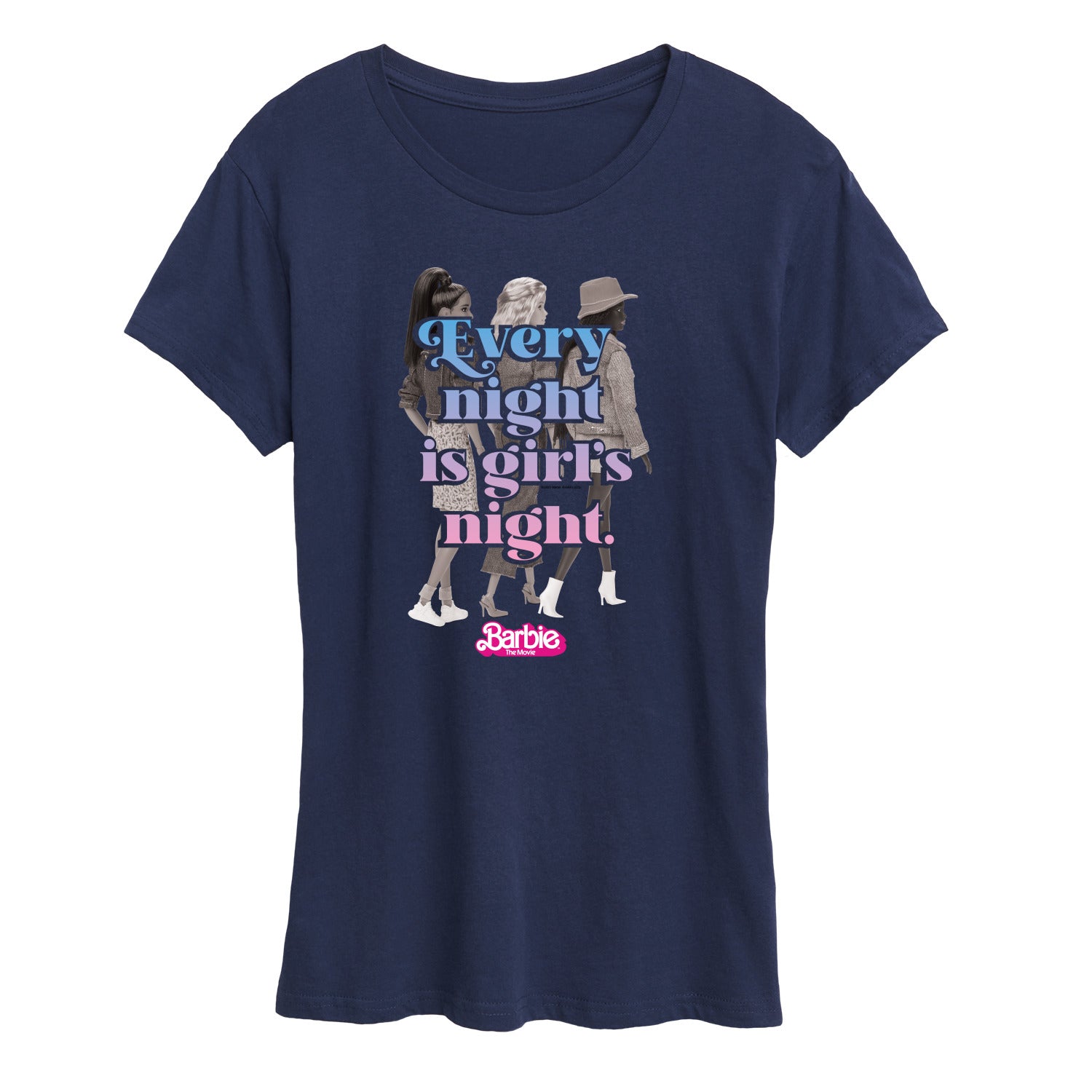 Barbie - Every Night Is Girls Night - Women's Short Sleeve Graphic T-Shirt - Image 2