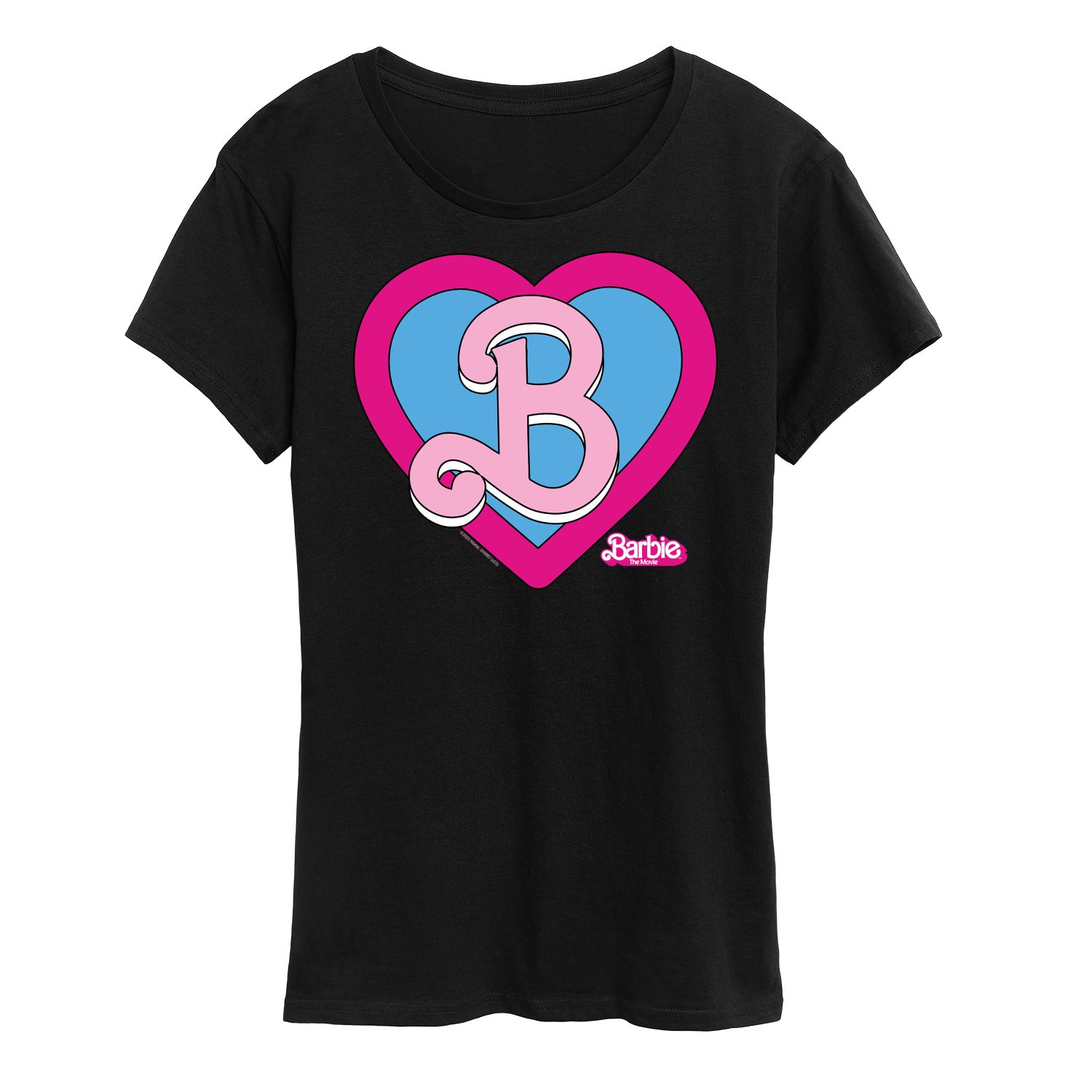 Barbie the Movie - Heart Crest - Women's Short Sleeve Graphic T-Shirt