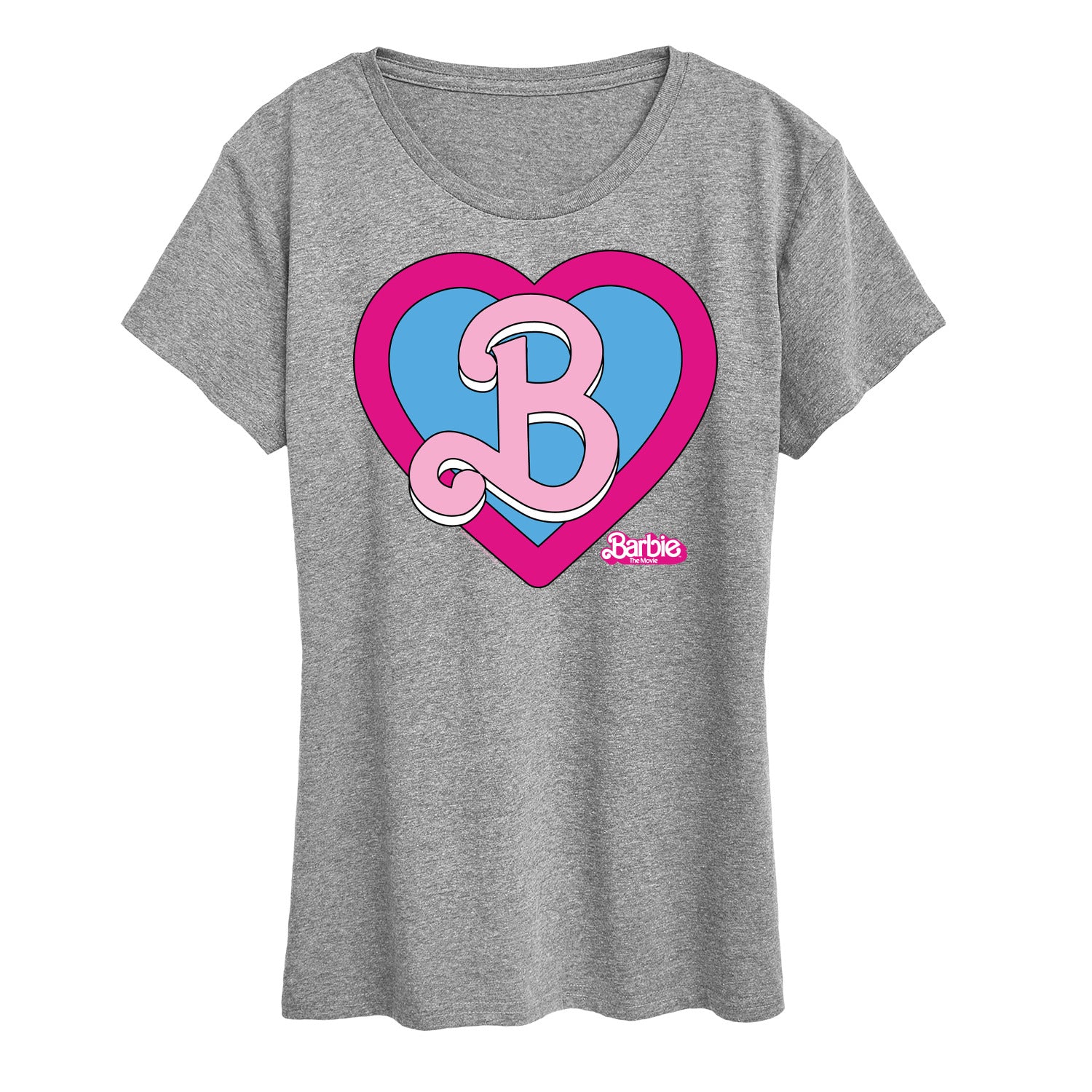Barbie the Movie - Heart Crest - Women's Short Sleeve Graphic T-Shirt - Image 2