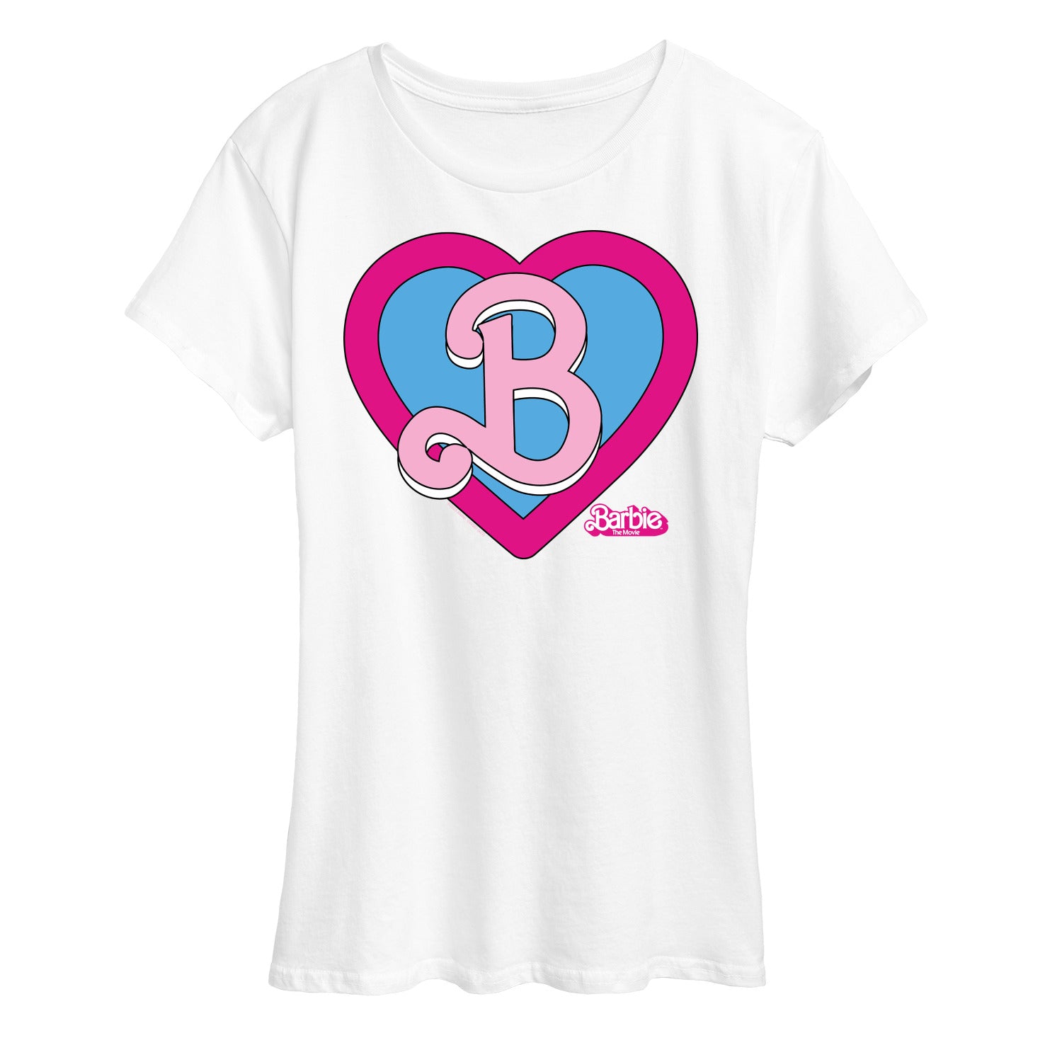 Barbie the Movie - Heart Crest - Women's Short Sleeve Graphic T-Shirt - Image 3