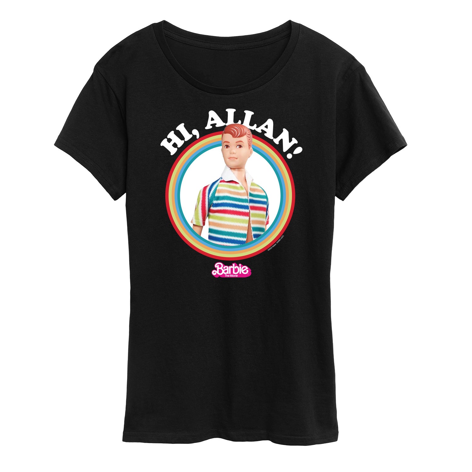 Barbie the Movie - Hi Allan - Women's Short Sleeve Graphic T-Shirt