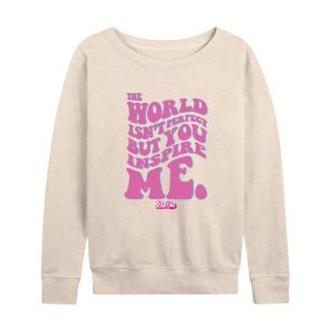 Barbie the Movie - You Inspire Me - Women's Lightweight French Terry Long Sleeve Shirt