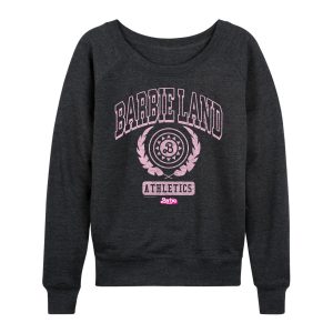 Barbie the Movie - Barbie Land Athletics - Women's Lightweight French Terry Long Sleeve Shirt