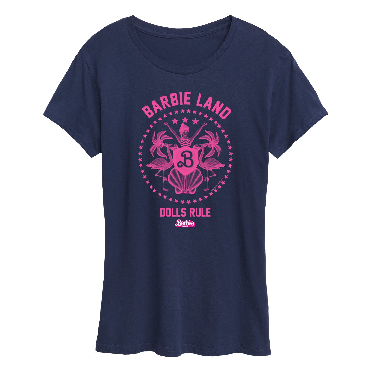 Barbie the Movie - Barbie Land - Dolls Rule - Women's Short Sleeve Graphic T-Shirt - Image 2