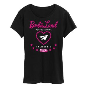 Barbie the Movie - Barbie Land Postal Service - Women's Short Sleeve Graphic T-Shirt