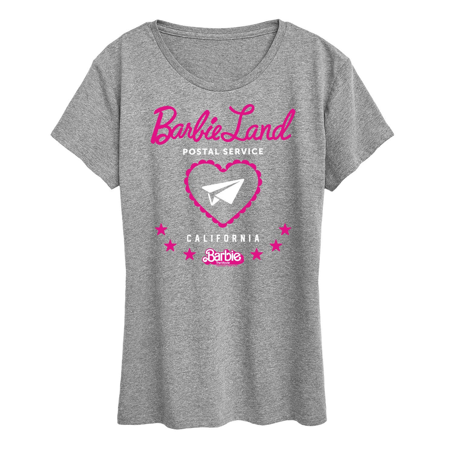 Barbie the Movie - Barbie Land Postal Service - Women's Short Sleeve Graphic T-Shirt - Image 2