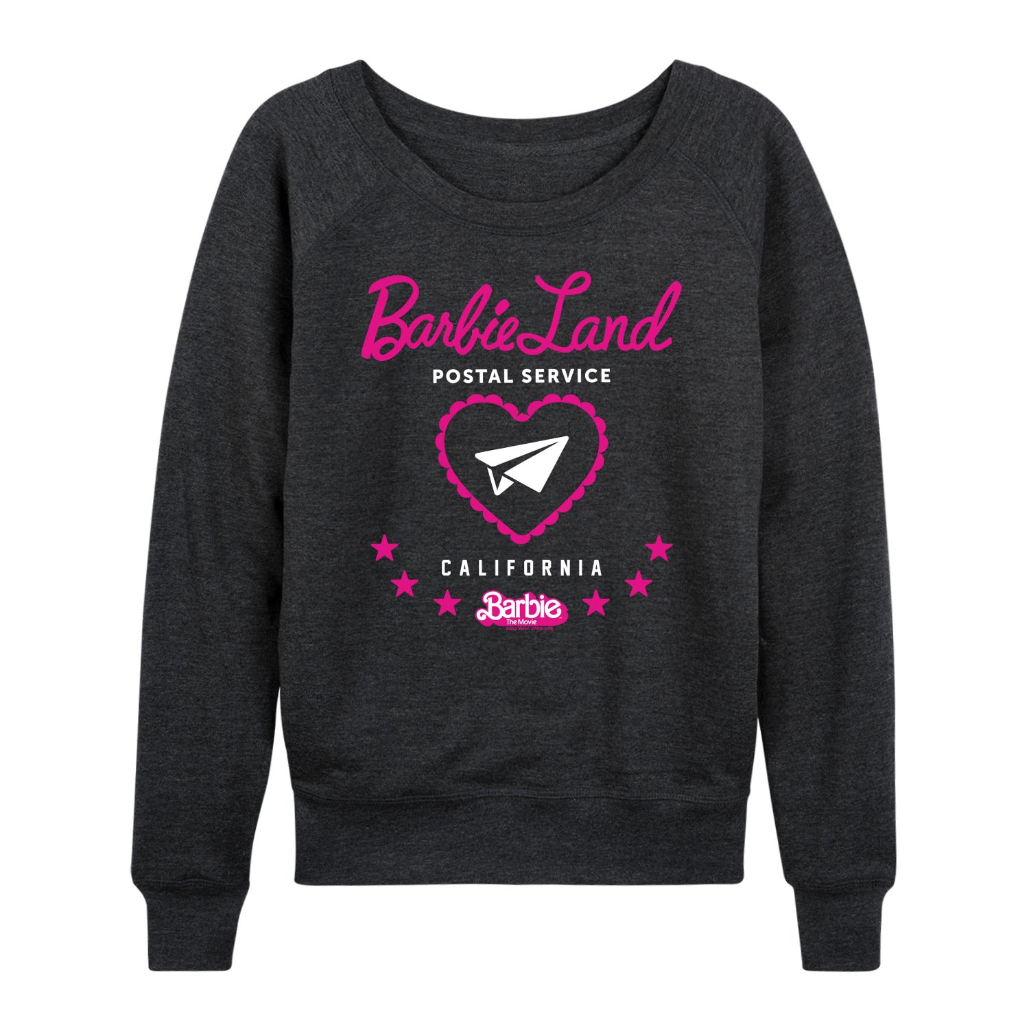 Barbie the Movie - Barbie Land Postal Service - Women's Lightweight French Terry Long Sleeve Shirt - Image 2