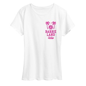 Barbie - Barbie Land Palm Trees & Sun - Women's Short Sleeve Graphic T-Shirt