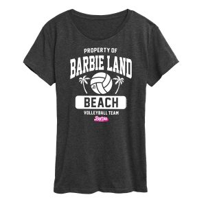 Barbie the Movie - Property of Barbie Land Beach Volleyball - Women's Short Sleeve Graphic T-Shirt