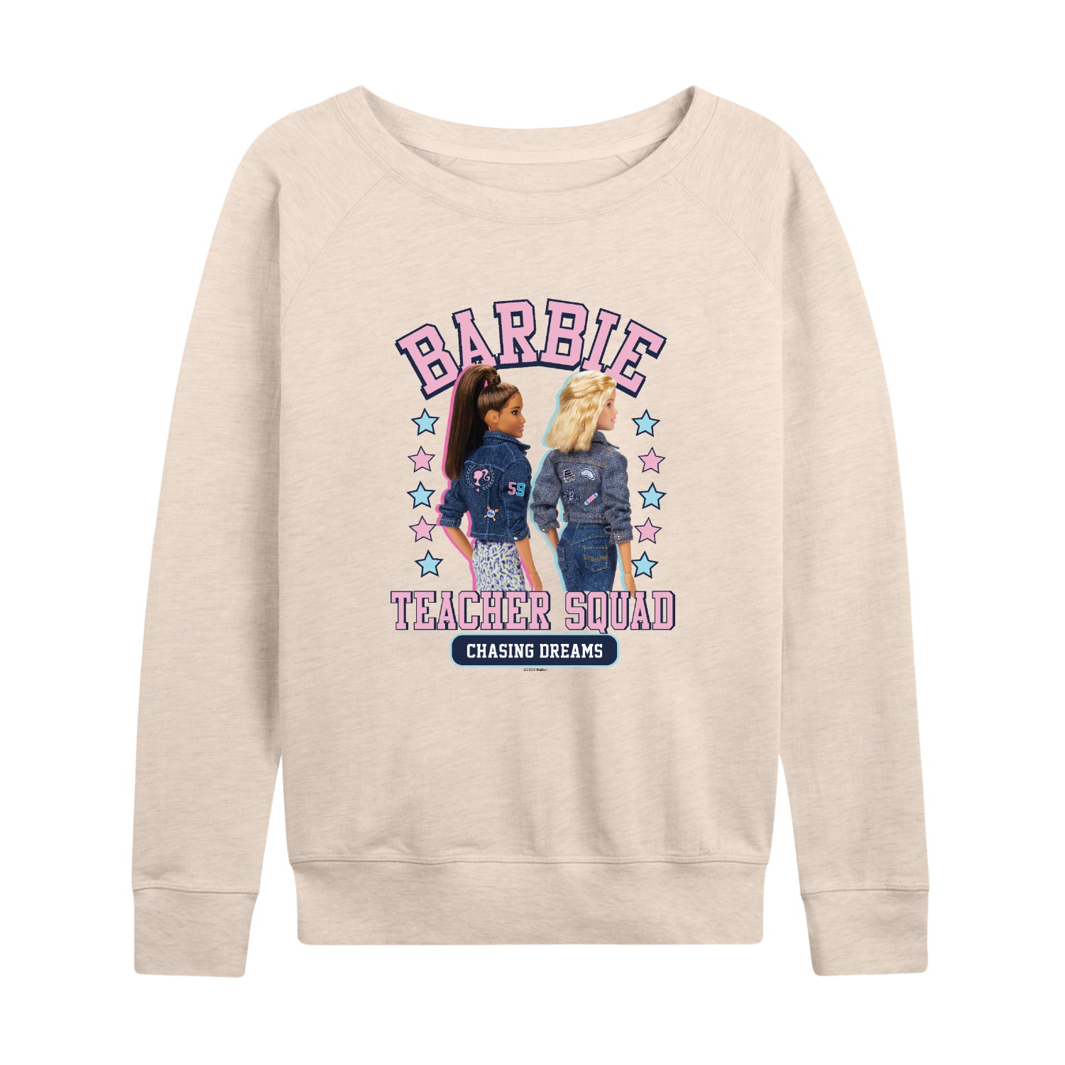 Barbie - Teacher Squad - Women's Lightweight French Terry Long Sleeve Shirt