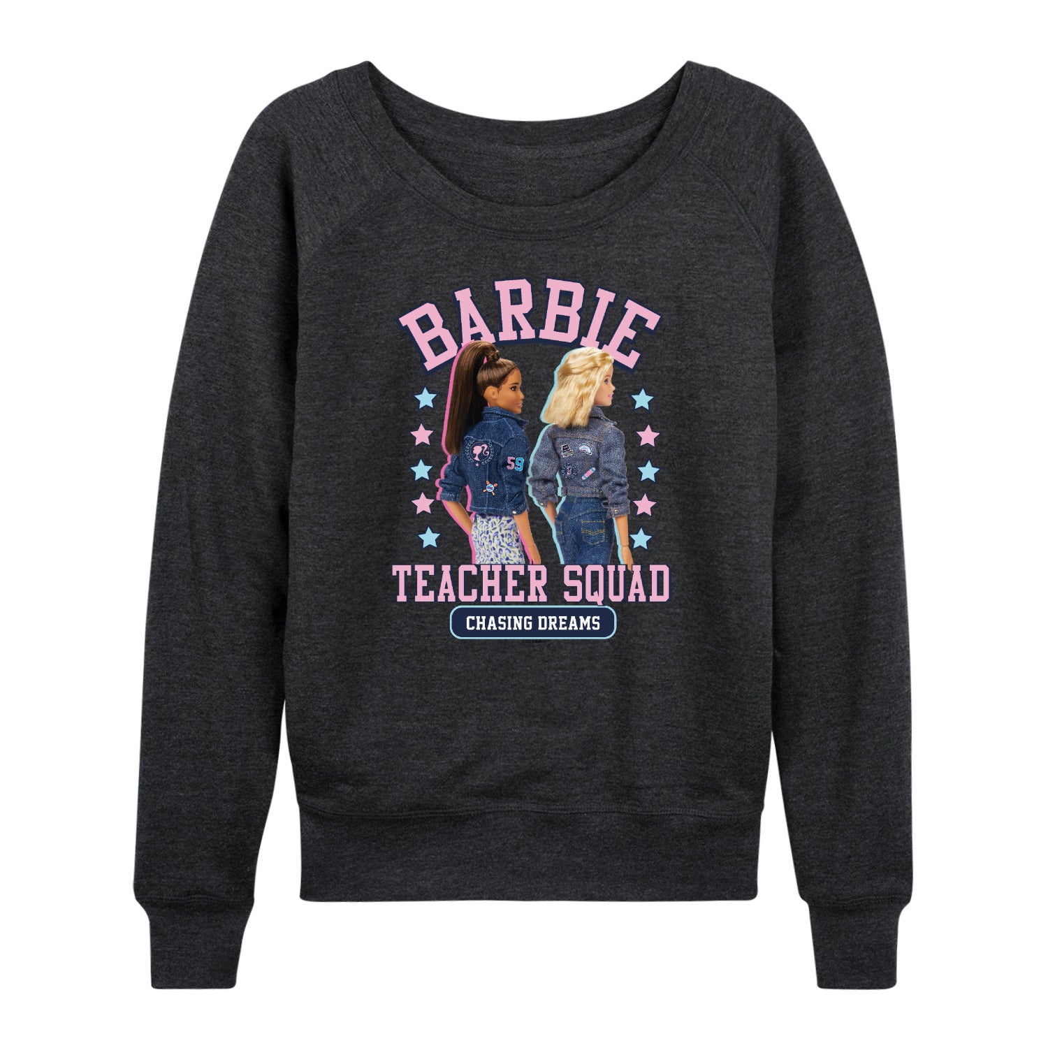 Barbie - Teacher Squad - Women's Lightweight French Terry Long Sleeve Shirt - Image 2