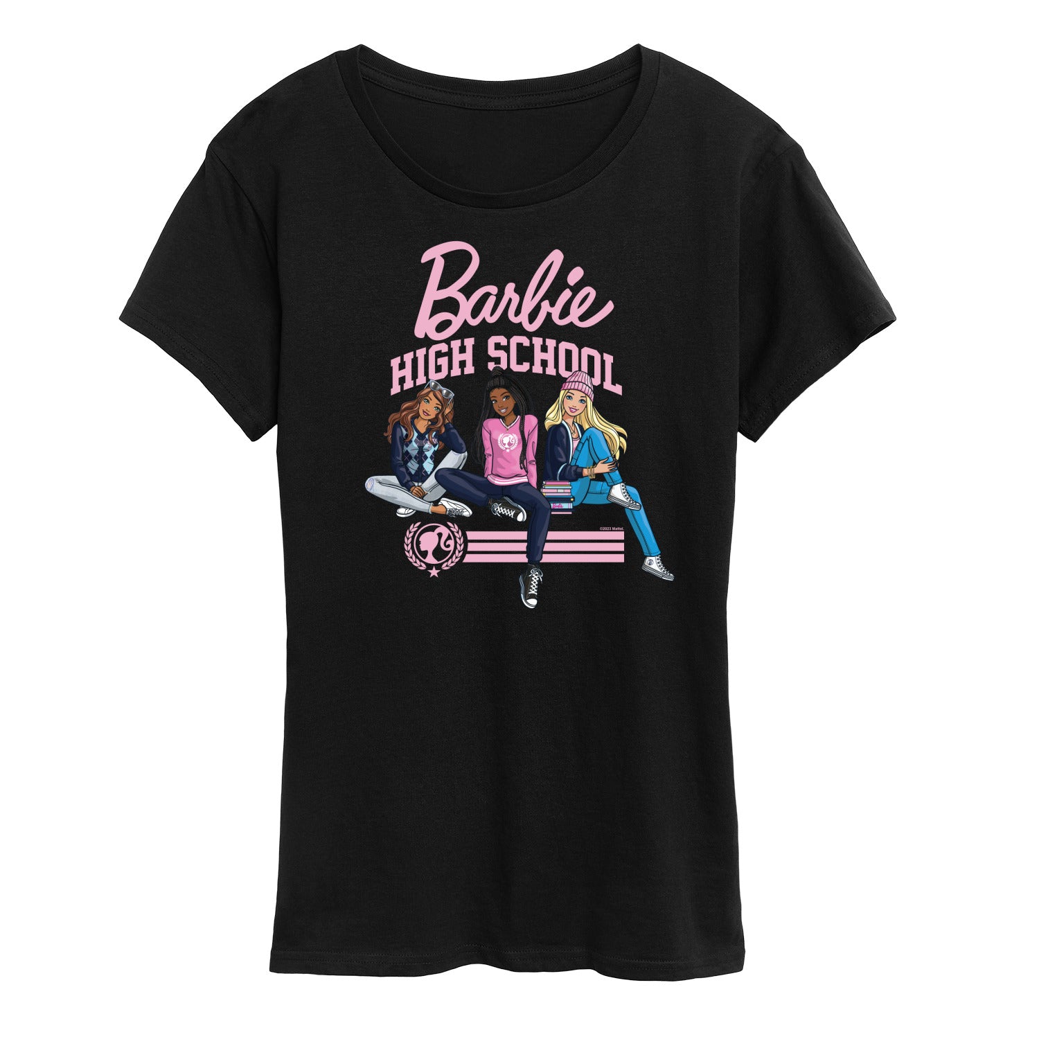 Barbie - High School Dolls - Women's Short Sleeve Graphic T-Shirt - Image 2