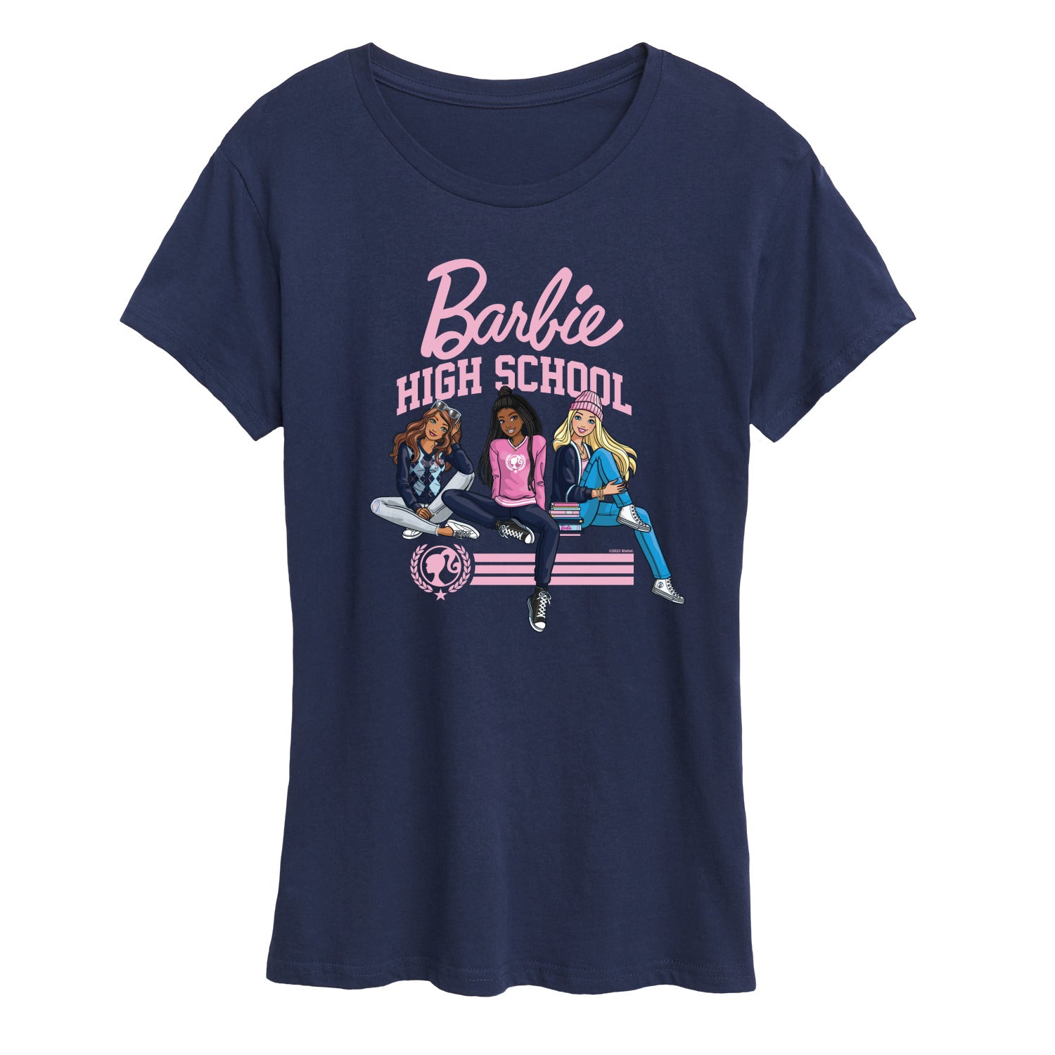 Barbie - High School Dolls - Women's Short Sleeve Graphic T-Shirt - Image 4