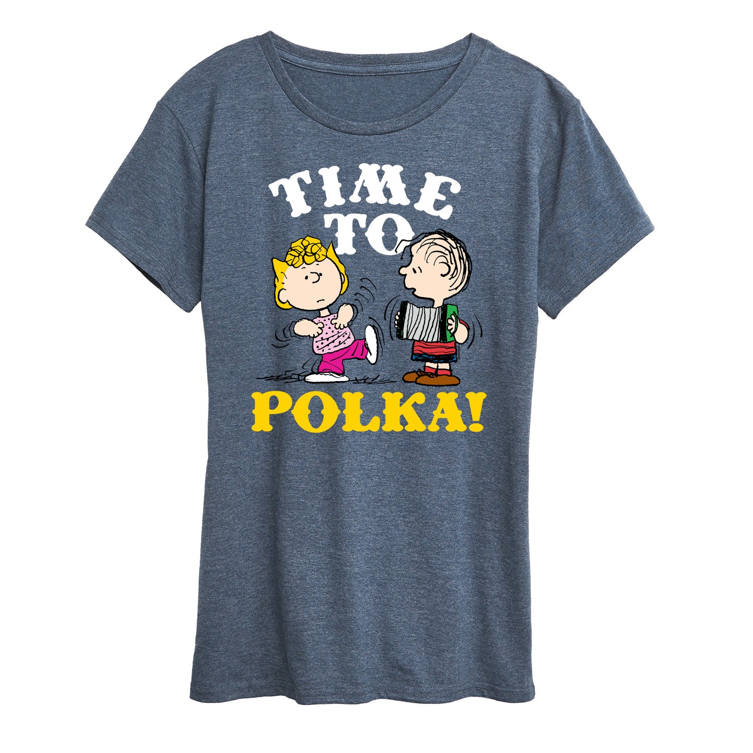 Peanuts - Time To Polka - Women's Short Sleeve Graphic T-Shirt