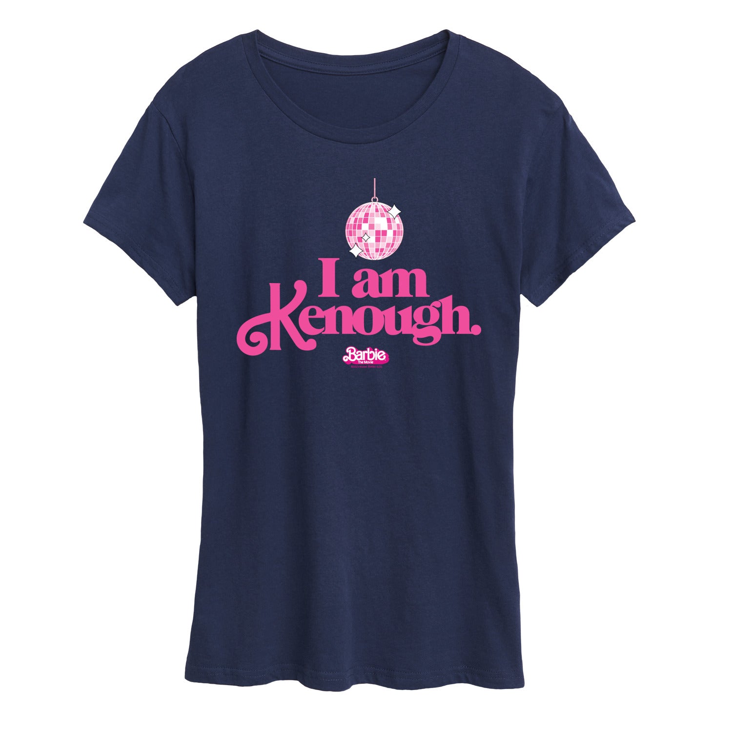 Barbie The Movie - I Am Kenough Disco Ball - Women's Short Sleeve Graphic T-Shirt - Image 4
