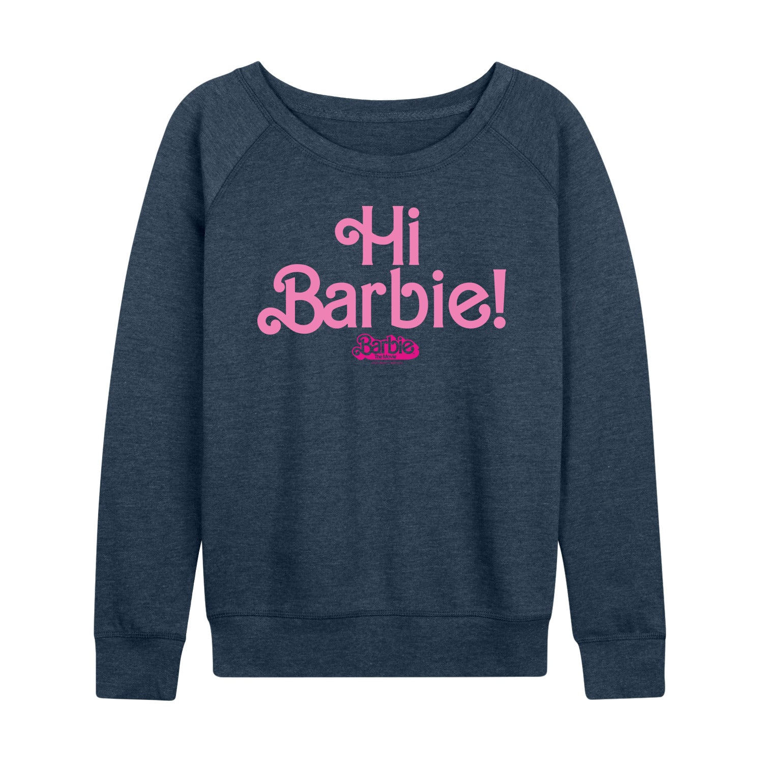 Barbie The Movie - Hi Barbie - Women's Lightweight French Terry Long Sleeve Shirt