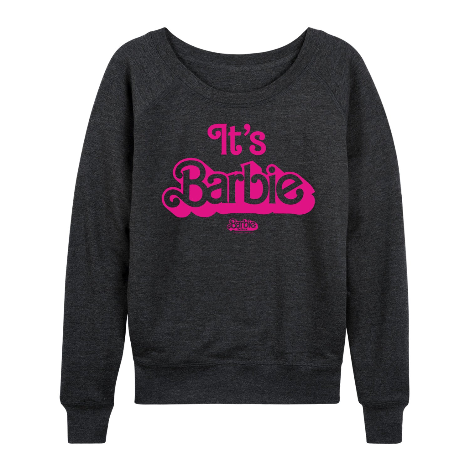 Barbie The Movie - It's Barbie Pink - Women's Lightweight French Terry Long Sleeve Shirt - Image 2