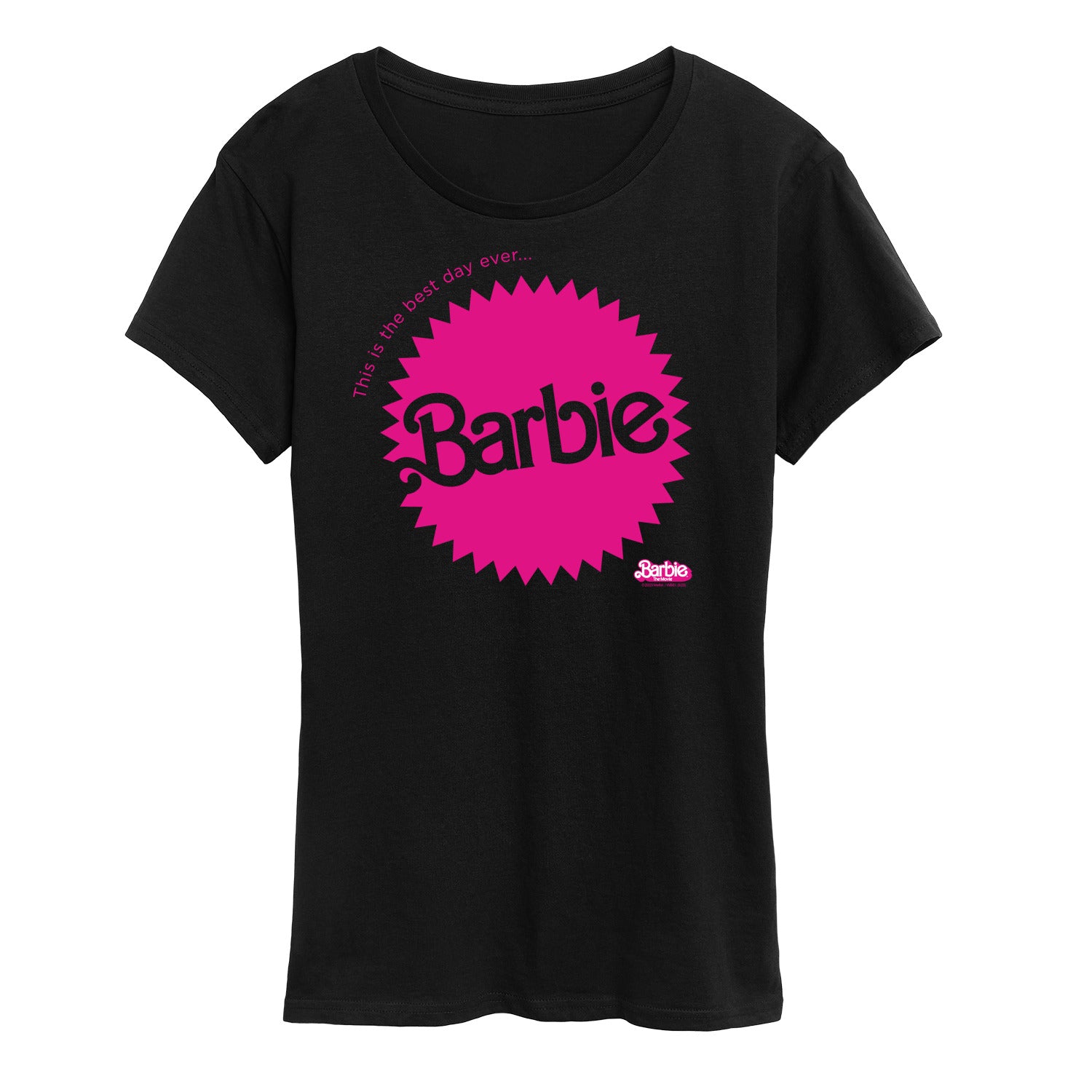 Barbie The Movie - Mattel Barbie Burst - Women's Short Sleeve Graphic T-Shirt - Image 2