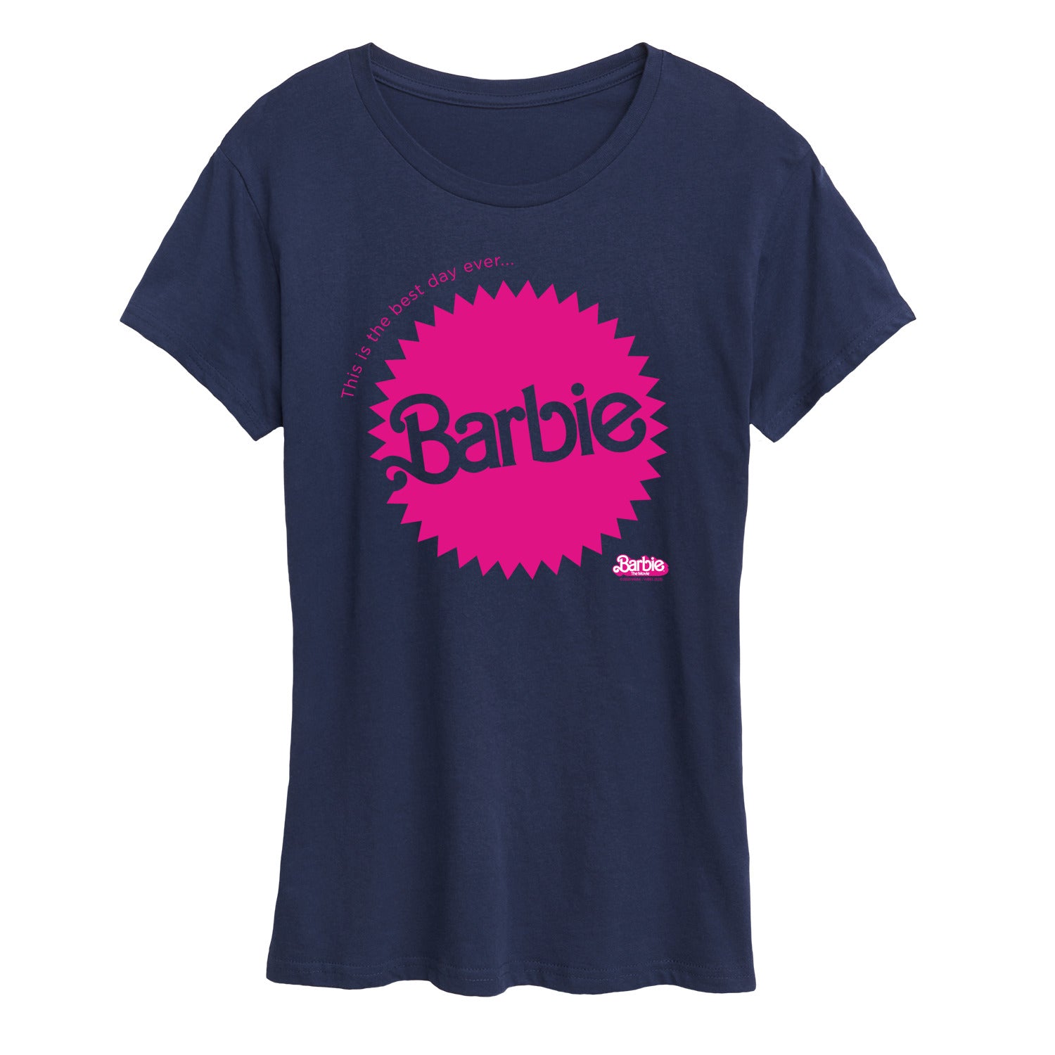 Barbie The Movie - Mattel Barbie Burst - Women's Short Sleeve Graphic T-Shirt - Image 4