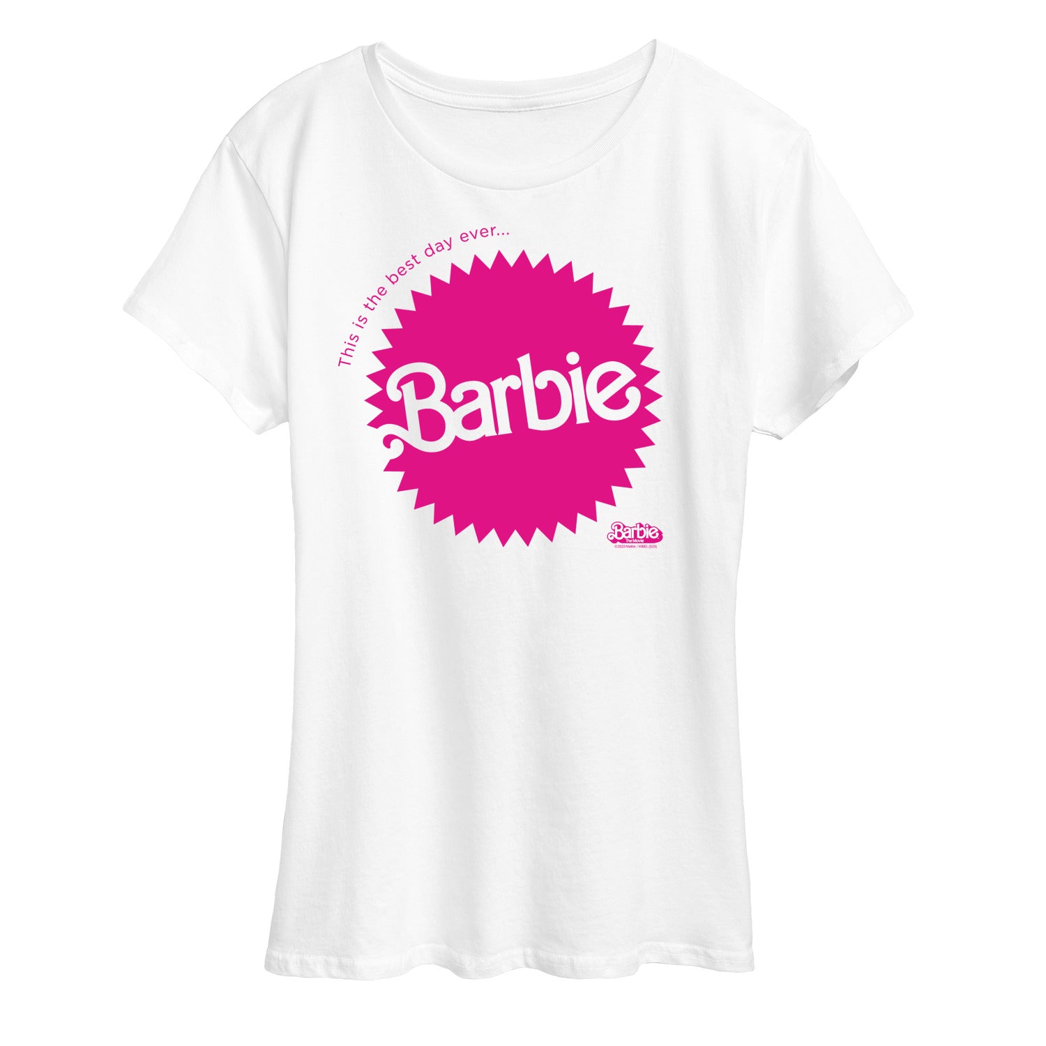 Barbie The Movie - Mattel Barbie Burst - Women's Short Sleeve Graphic T-Shirt