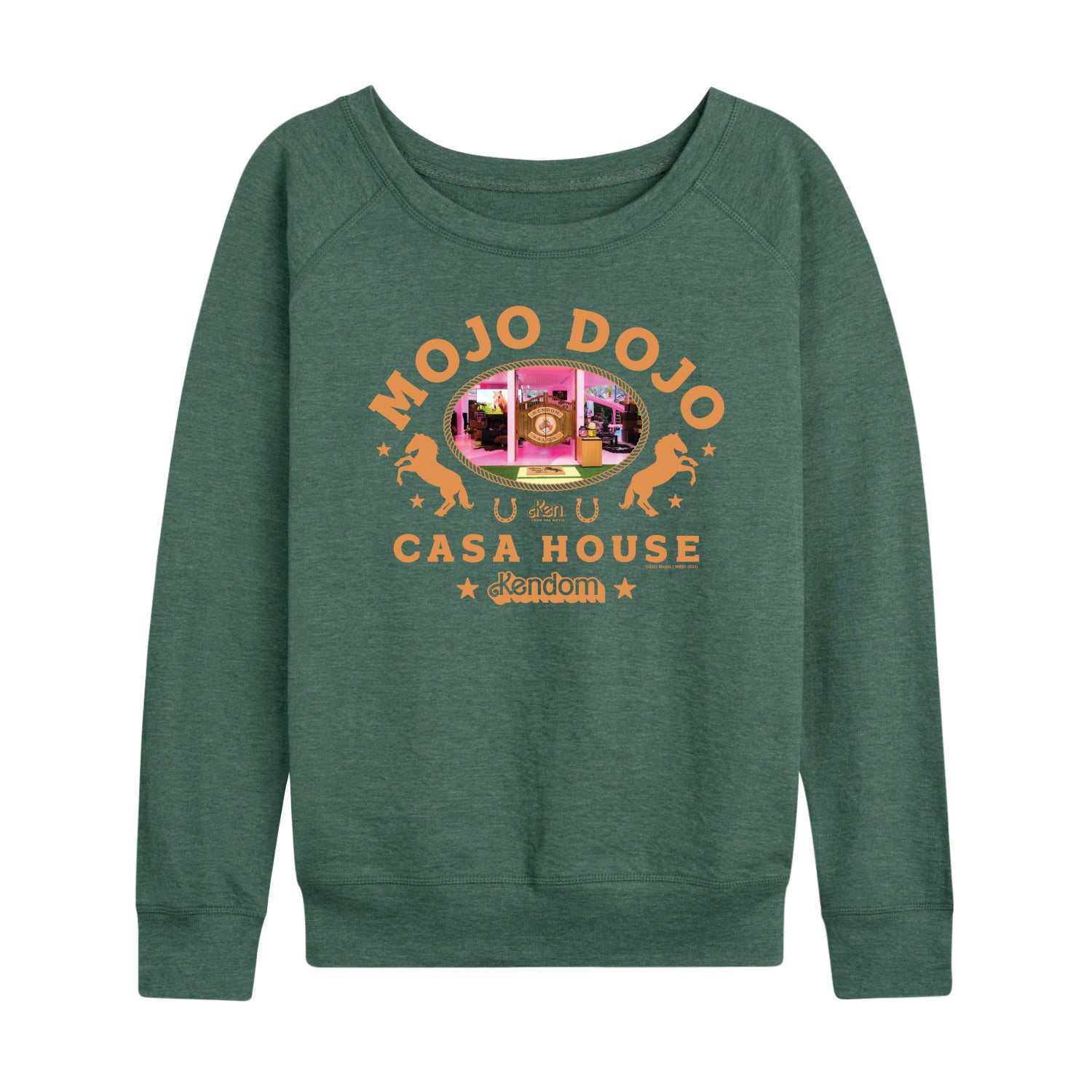 Barbie The Movie - Mojo Dojo Casa House West - Women's Lightweight French Terry Long Sleeve Shirt - Image 3