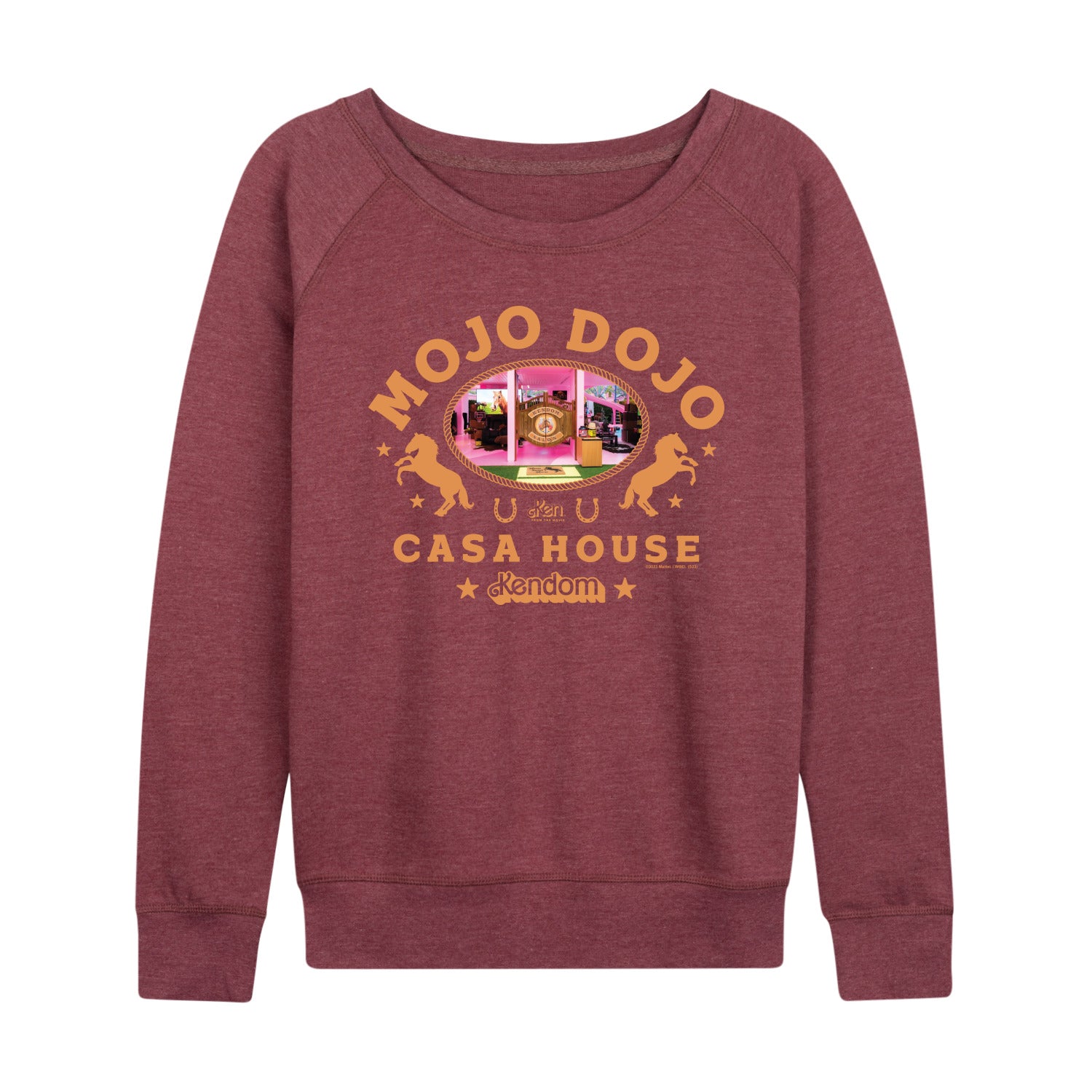 Barbie The Movie - Mojo Dojo Casa House West - Women's Lightweight French Terry Long Sleeve Shirt