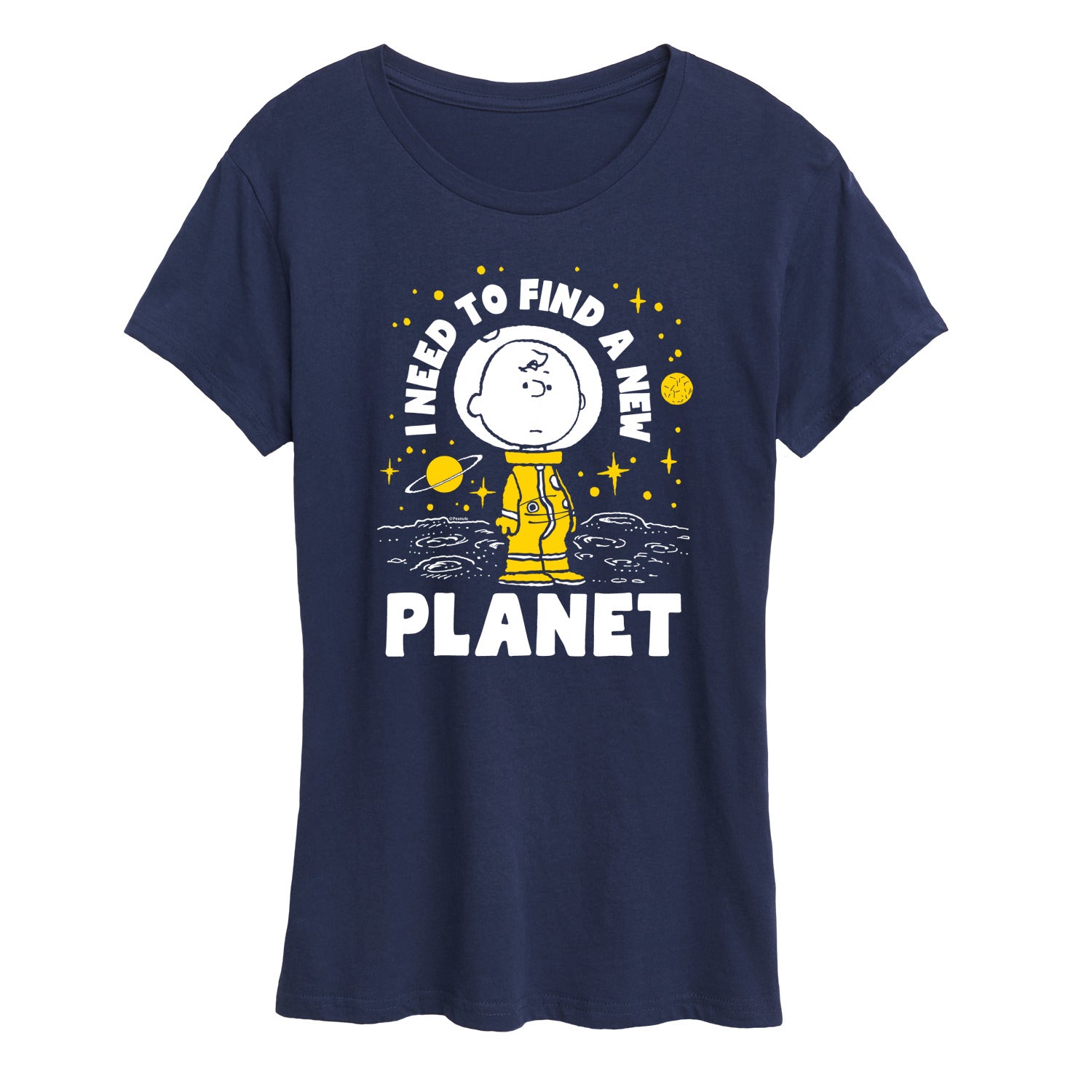 Peanuts - Another Planet - Women's Short Sleeve Graphic T-Shirt - Image 3