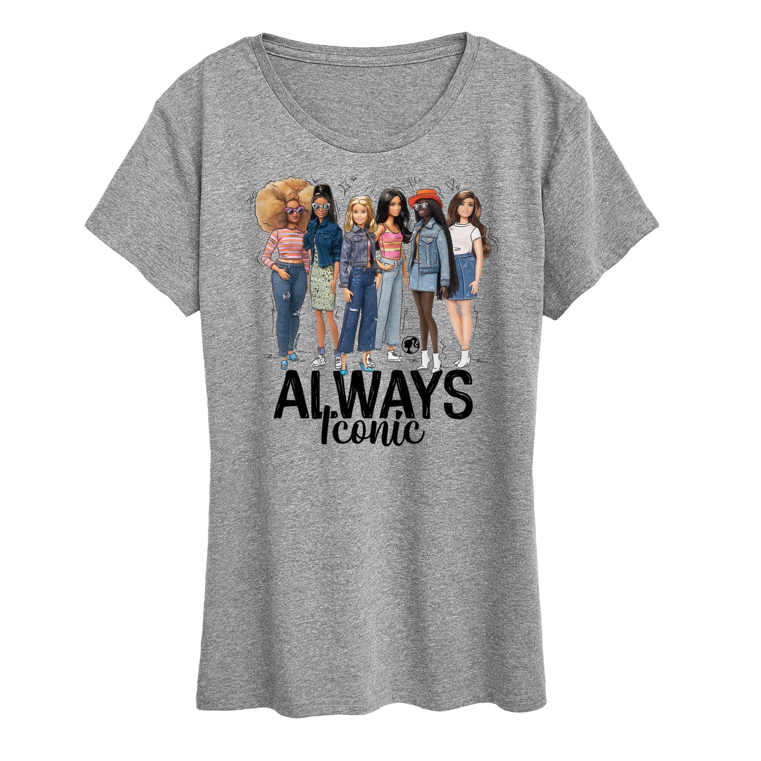 Barbie - Always Iconic - Women's Short Sleeve Graphic T-Shirt