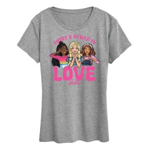 Barbie - Theres Power In Love - Women's Short Sleeve Graphic T-Shirt