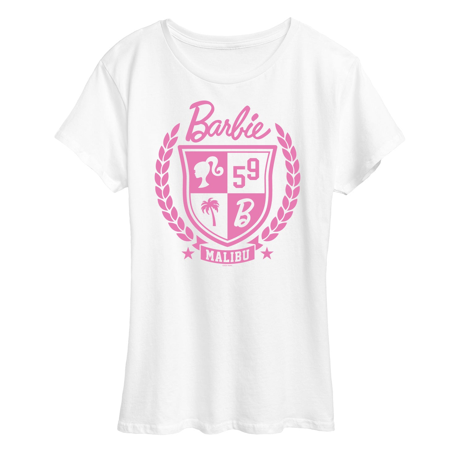 Barbie - Barbie Varsity Malibu Seal- Women'S Short Sleeve Graphic T-Shirt - Image 4