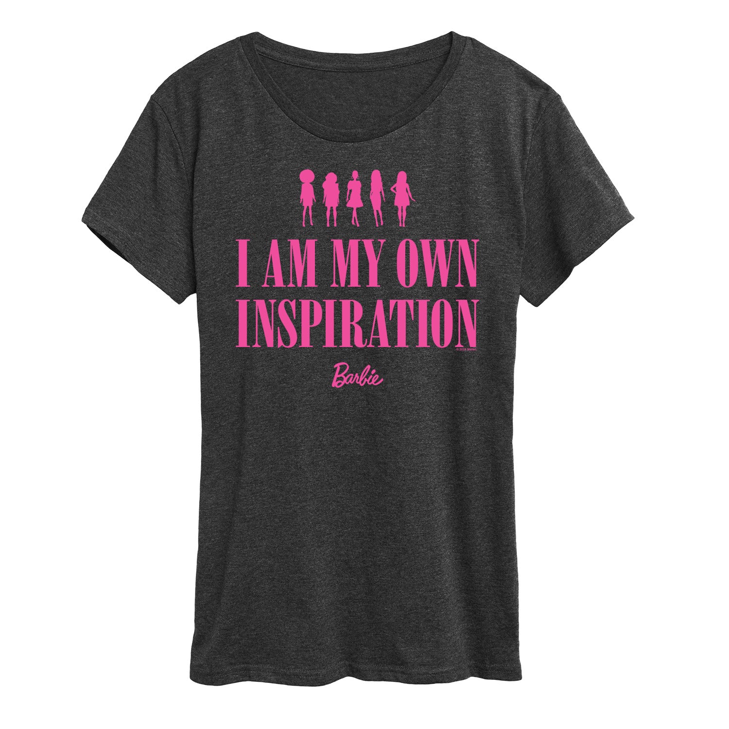 Barbie - I Am My Own Inspiration - Womens Women'S Short Sleeve Graphic T-Shirt - Image 2