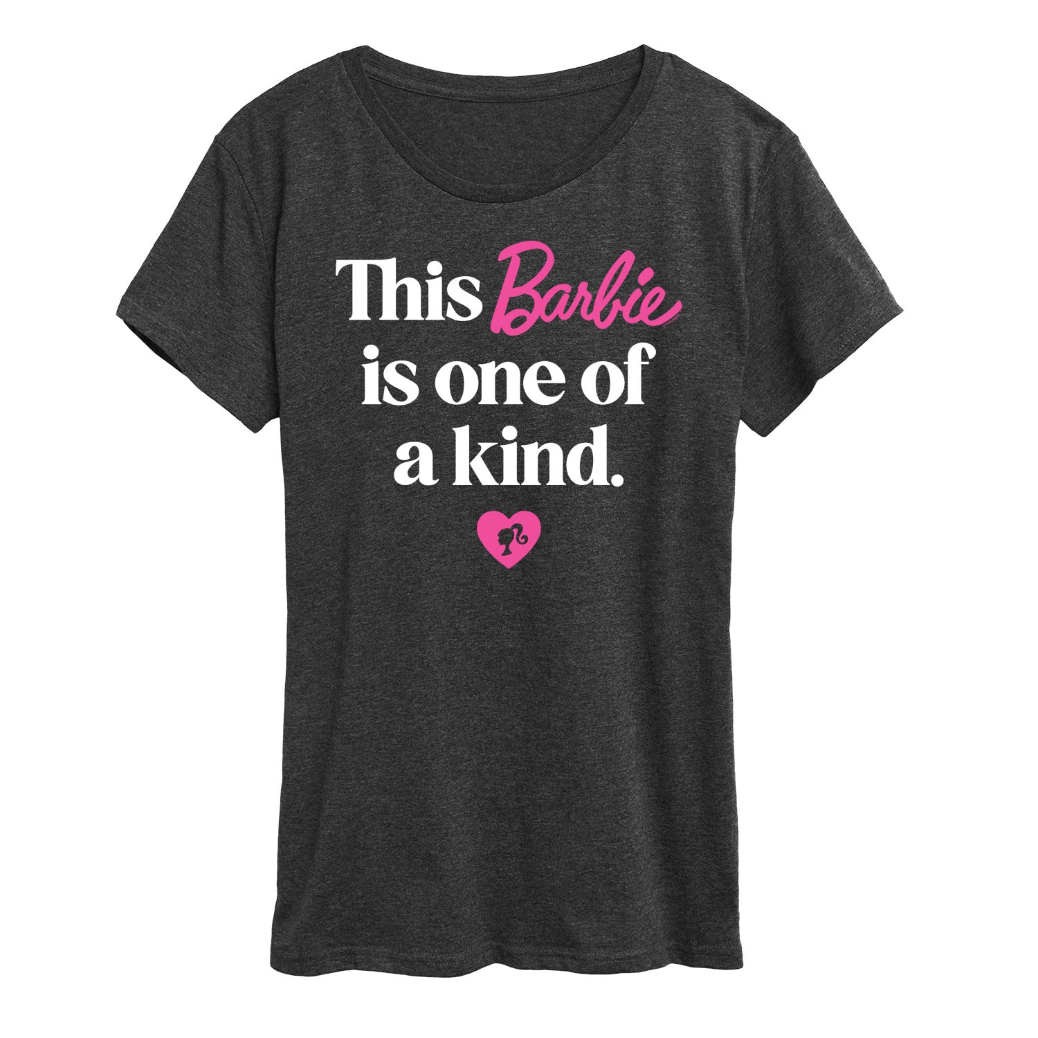 Barbie - This Barbie Is One Of A Kind-Womens Women'S Short Sleeve Graphic T-Shirt - Image 3