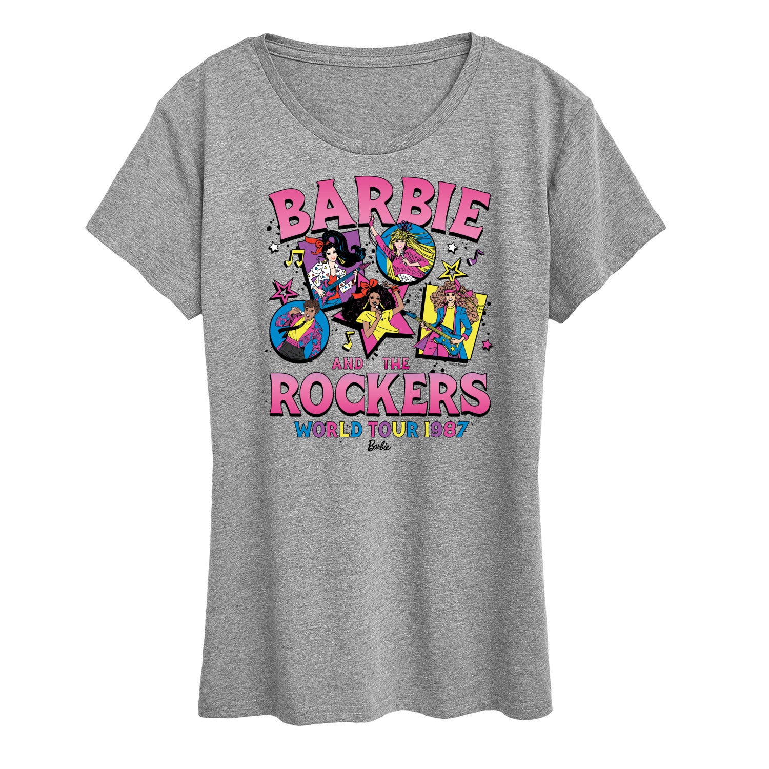 Barbie - Barbie And The Rockers - Women'S Short Sleeve Graphic T-Shirt