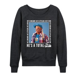 Barbie - Hes A Total Ken - Women's French Terry Long Sleeve Shirt