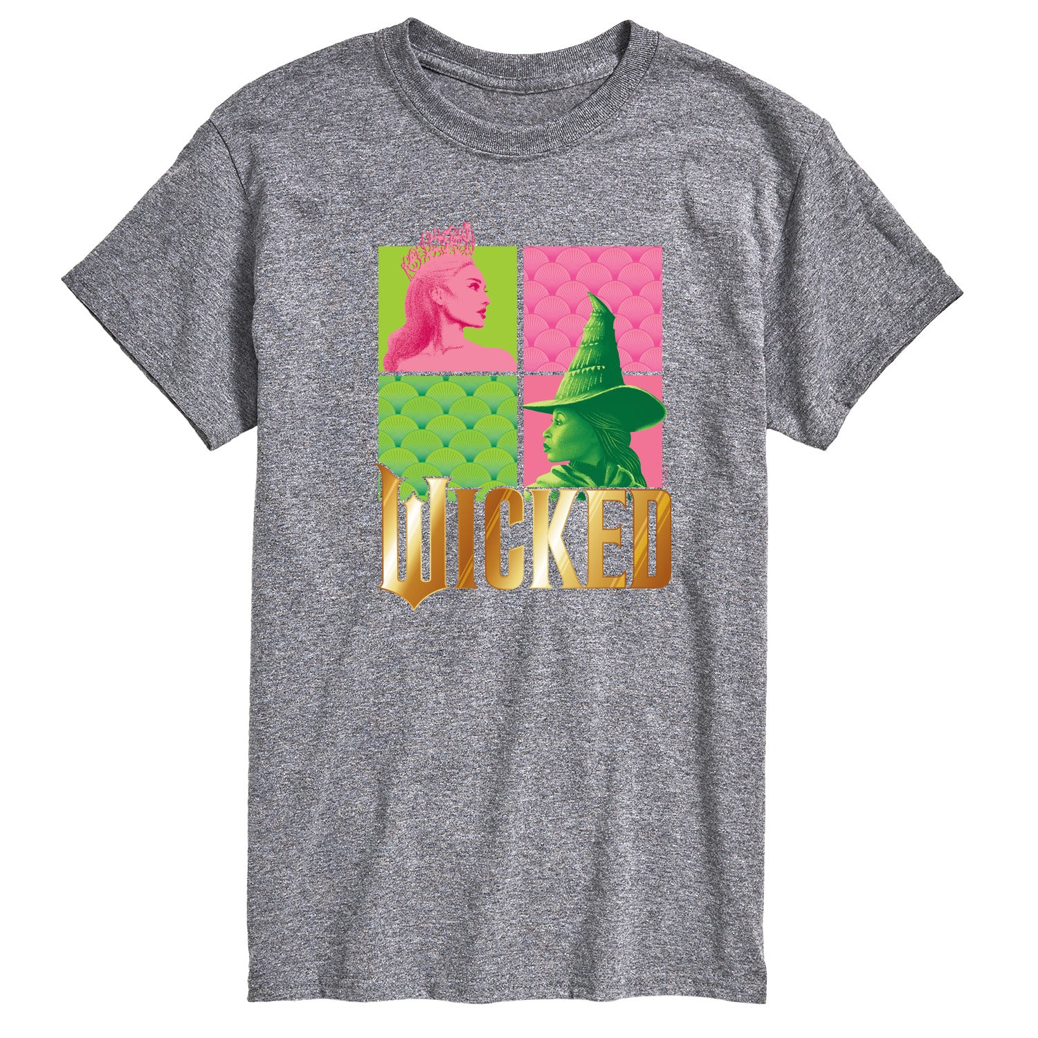 Wicked - Glinda and Elphaba Logo - Men's Short Sleeve Graphic T-Shirt - Image 2