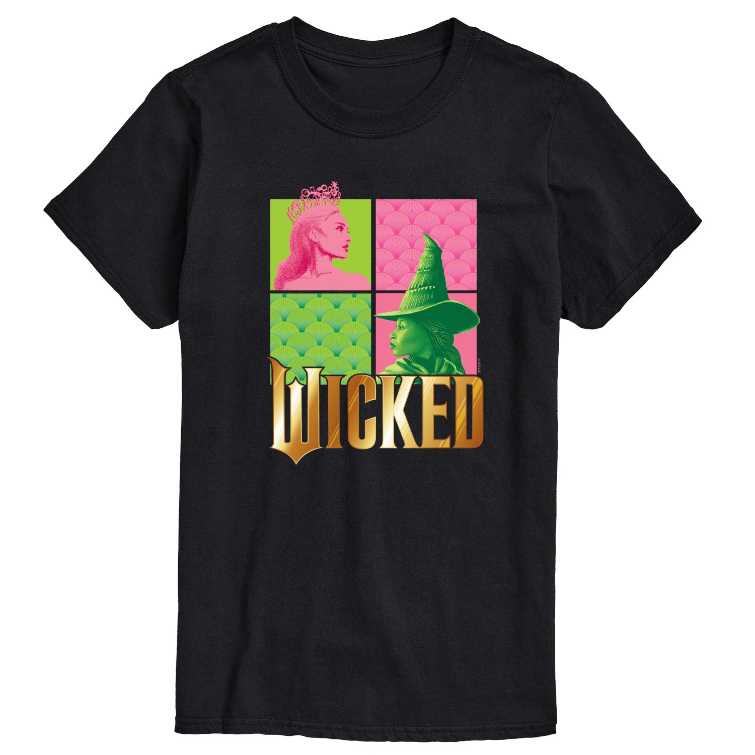 Wicked - Glinda and Elphaba Logo - Men's Short Sleeve Graphic T-Shirt - Image 3