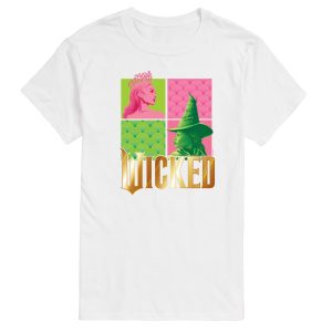 Wicked - Glinda and Elphaba Logo - Men's Short Sleeve Graphic T-Shirt