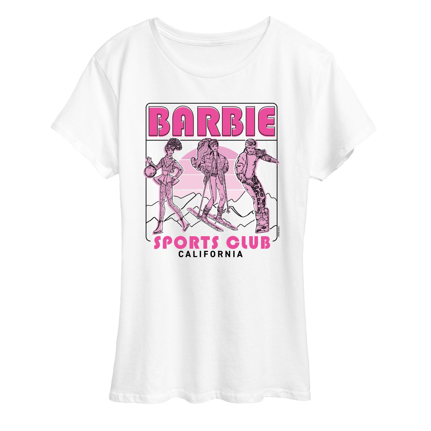 Barbie - Sports Club - Women's Short Sleeve Graphic T-Shirt - Image 4