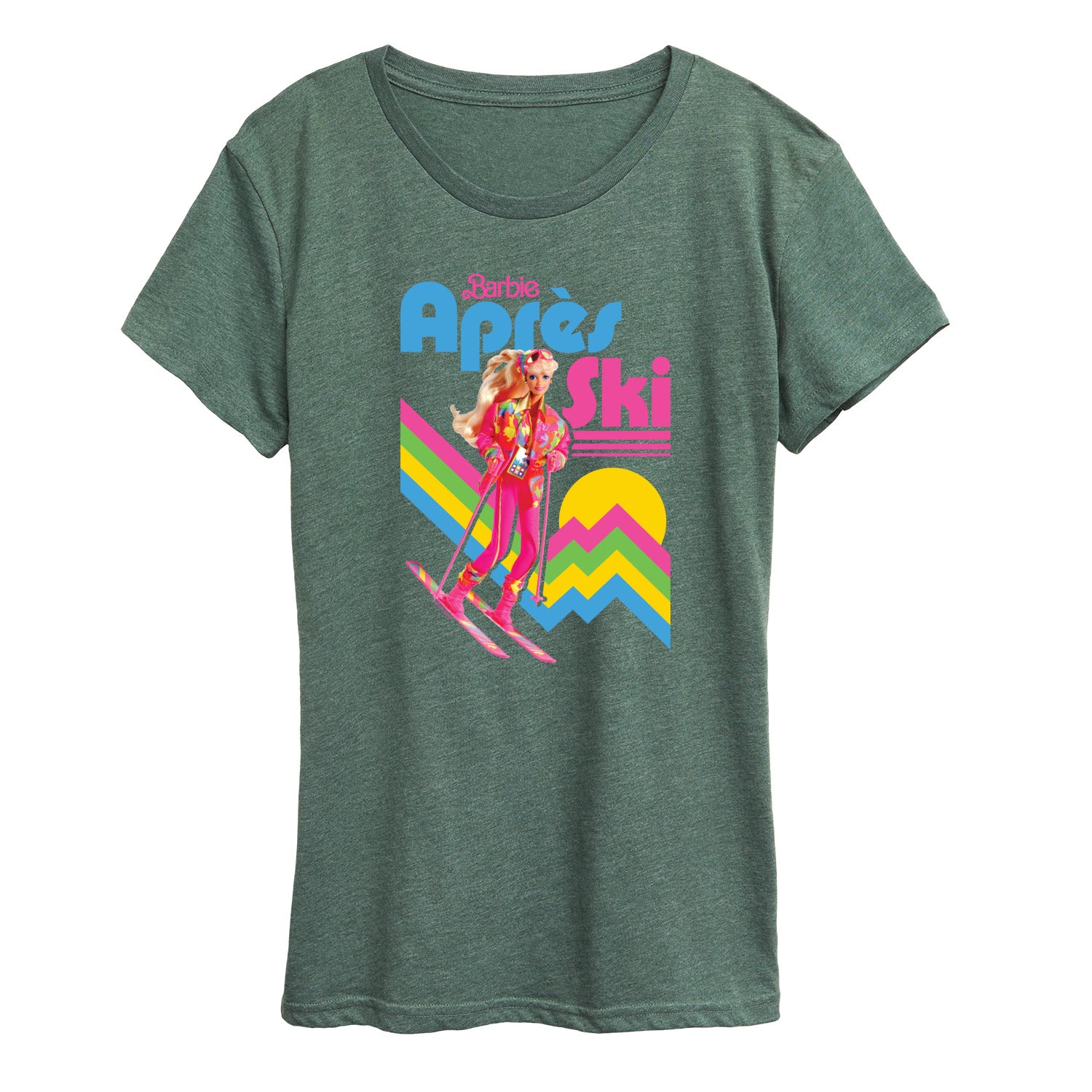 Barbie - Retro Apres Ski-Women's Short Sleeve Graphic T-Shirt - Image 5