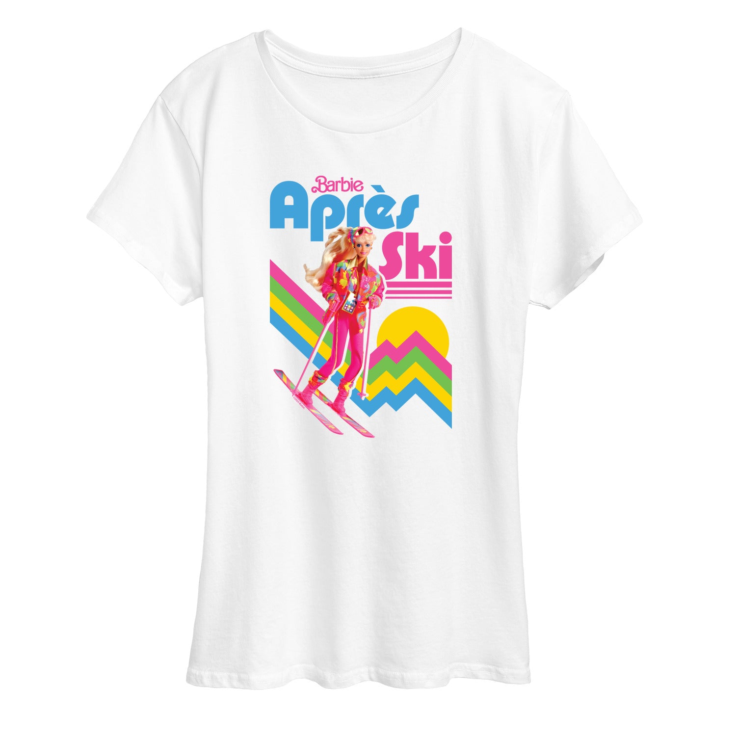 Barbie - Retro Apres Ski-Women's Short Sleeve Graphic T-Shirt - Image 7