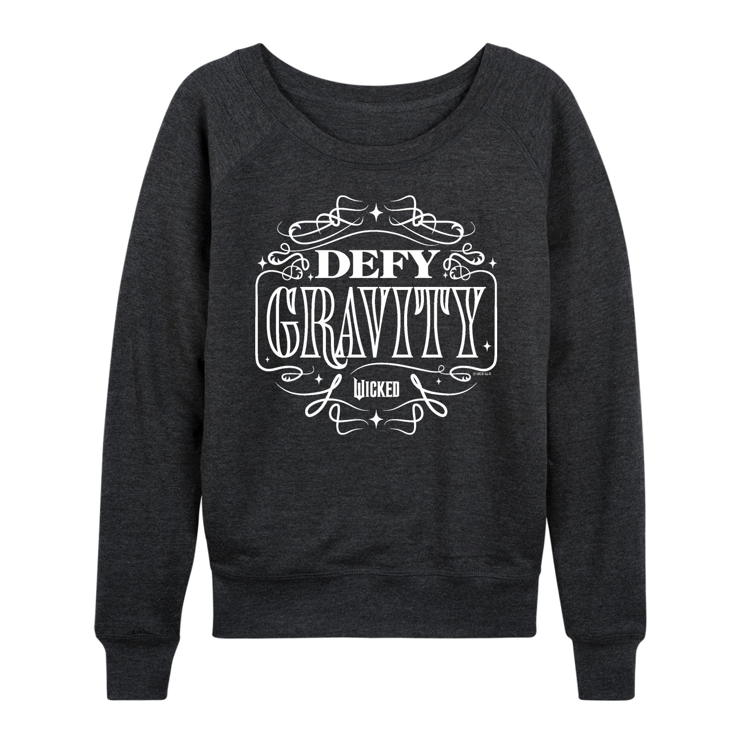 Wicked - Defy Gravity - Women's French Terry Pullover Long Sleeve Shirt - Image 2
