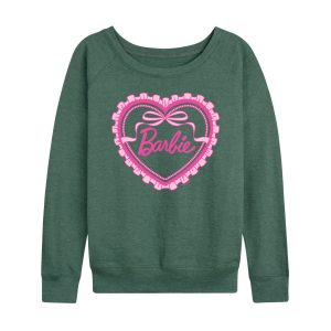 Barbie - Coquette Heart - Women's French Terry Long Sleeve Shirt
