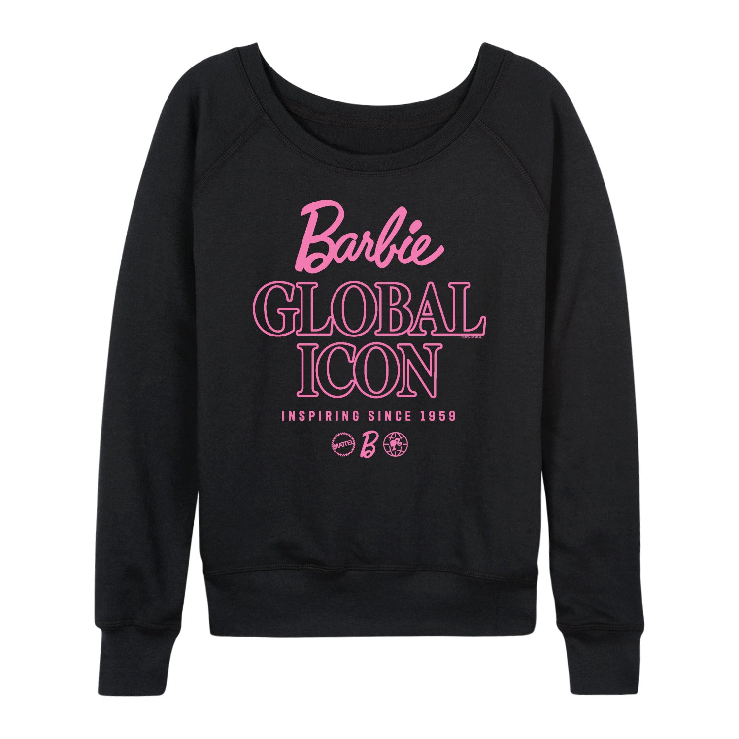 Barbie - Global Icon - Women's French Terry Long Sleeve Shirt - Image 2
