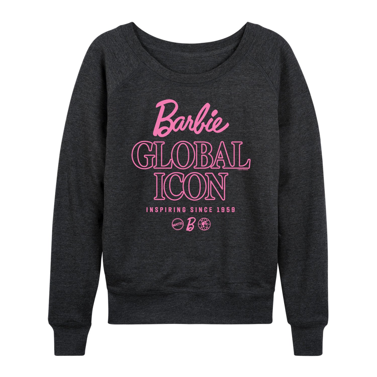 Barbie - Global Icon - Women's French Terry Long Sleeve Shirt - Image 3